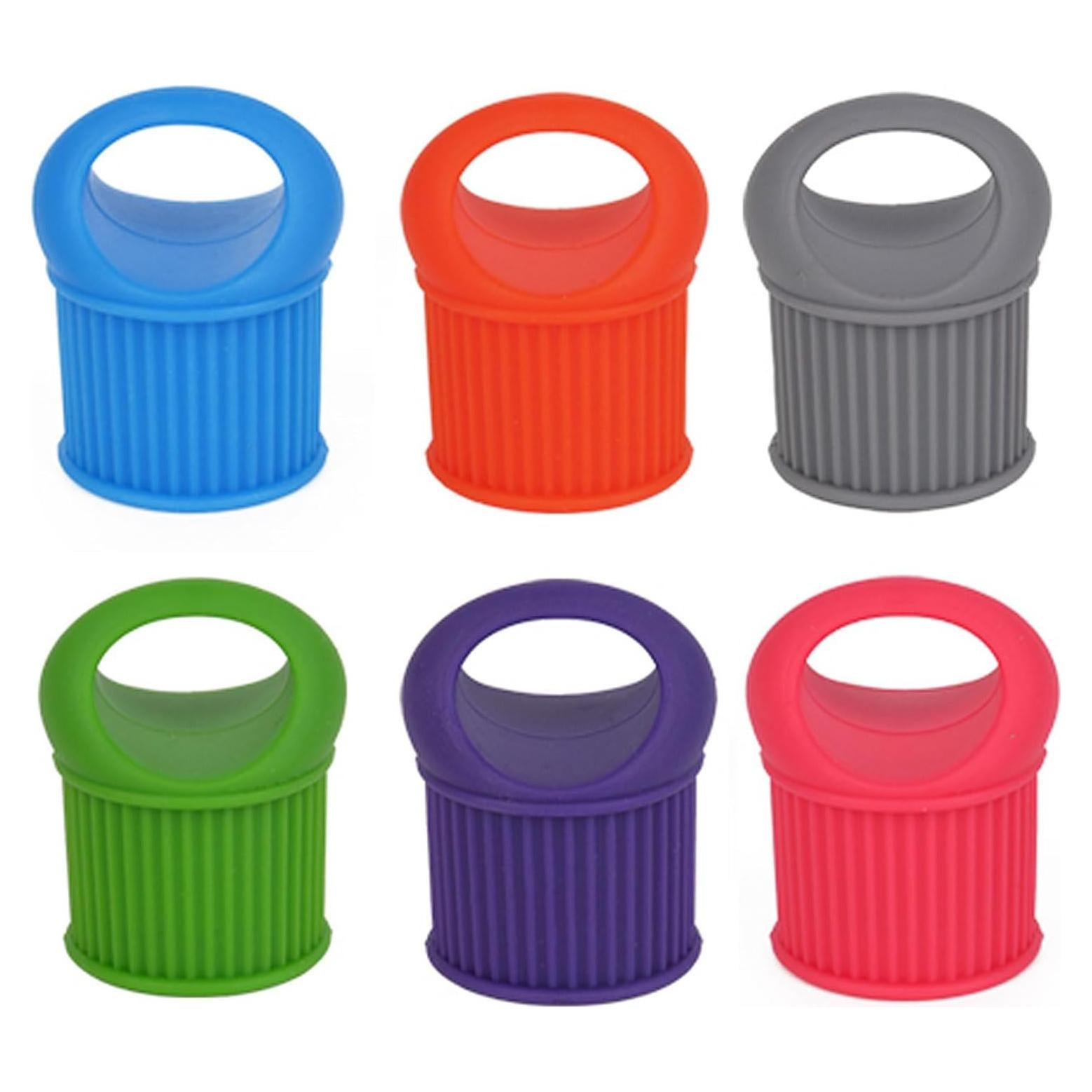 6 Tapones de Silicona Reutilizables LHJJJL para Vino y Bebidas