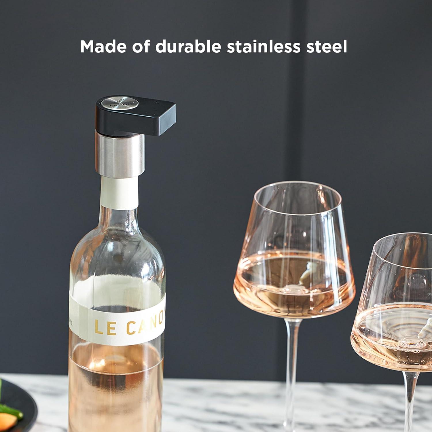 Tapon y soporte multifuncional Rabbit para botellas de vino