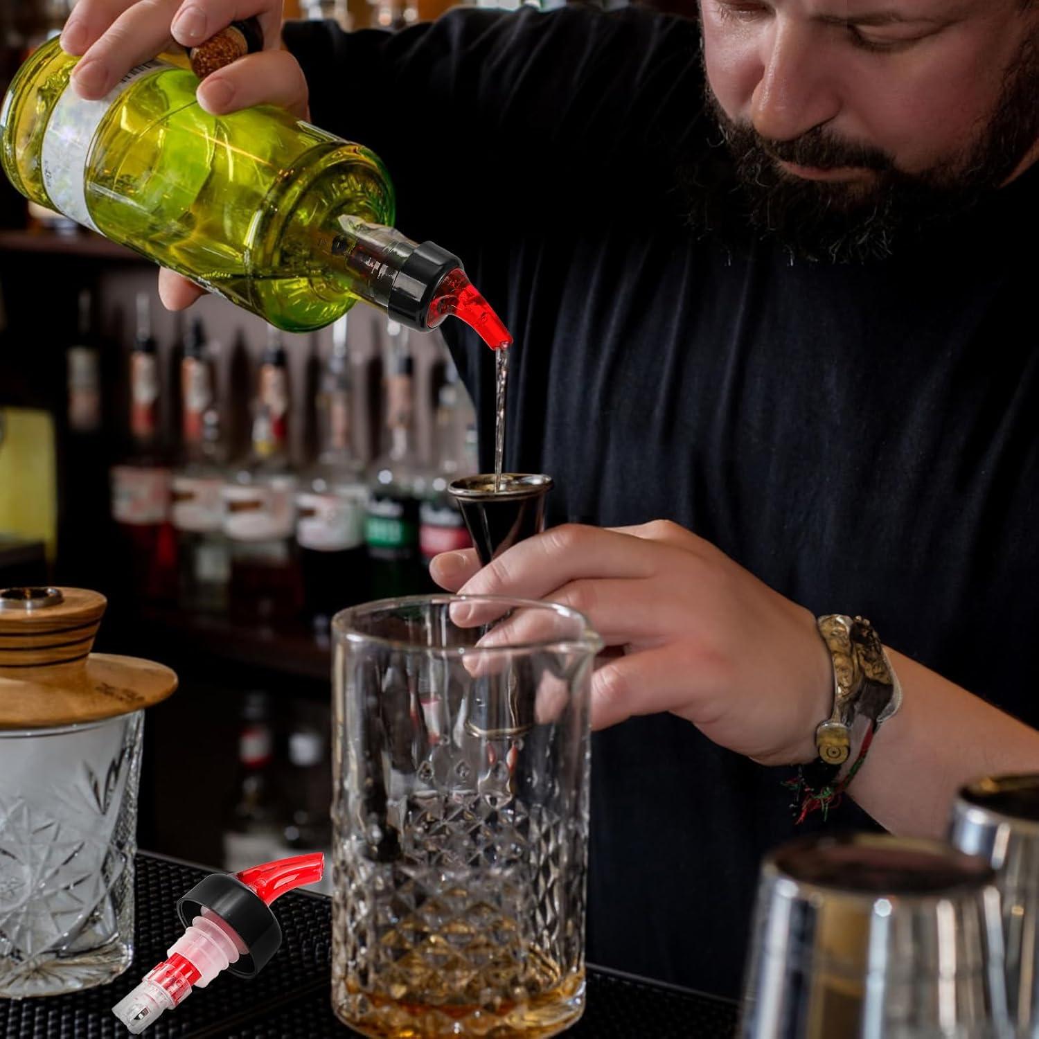 Vertedores Automáticos de Licor WUWEOT 12 Piezas 1.5 Oz