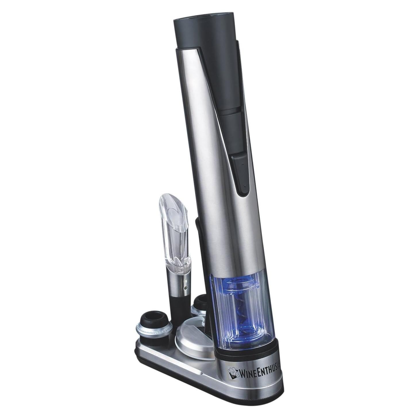 Abridor y Conservador de Vino Eléctrico Wine Enthusiast 2 en 1