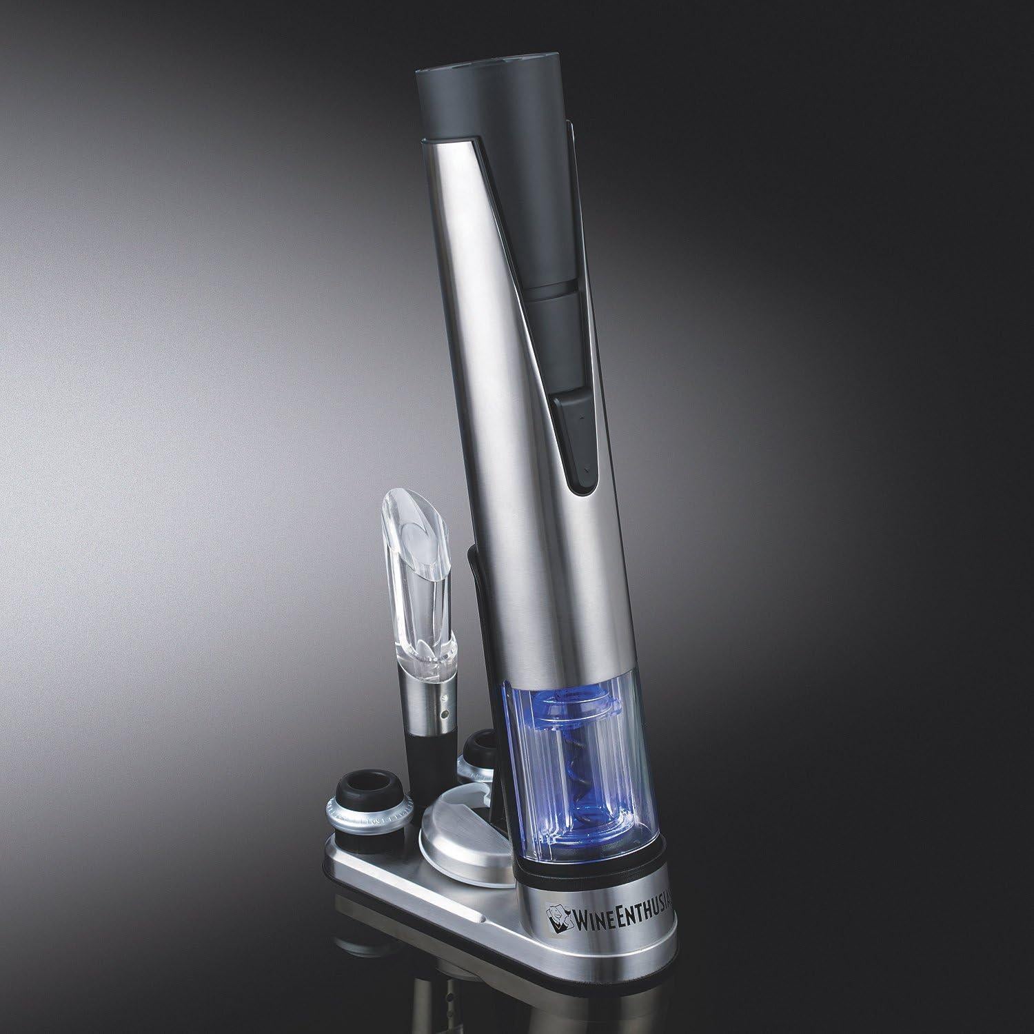 Abridor y Conservador de Vino Eléctrico Wine Enthusiast 2 en 1