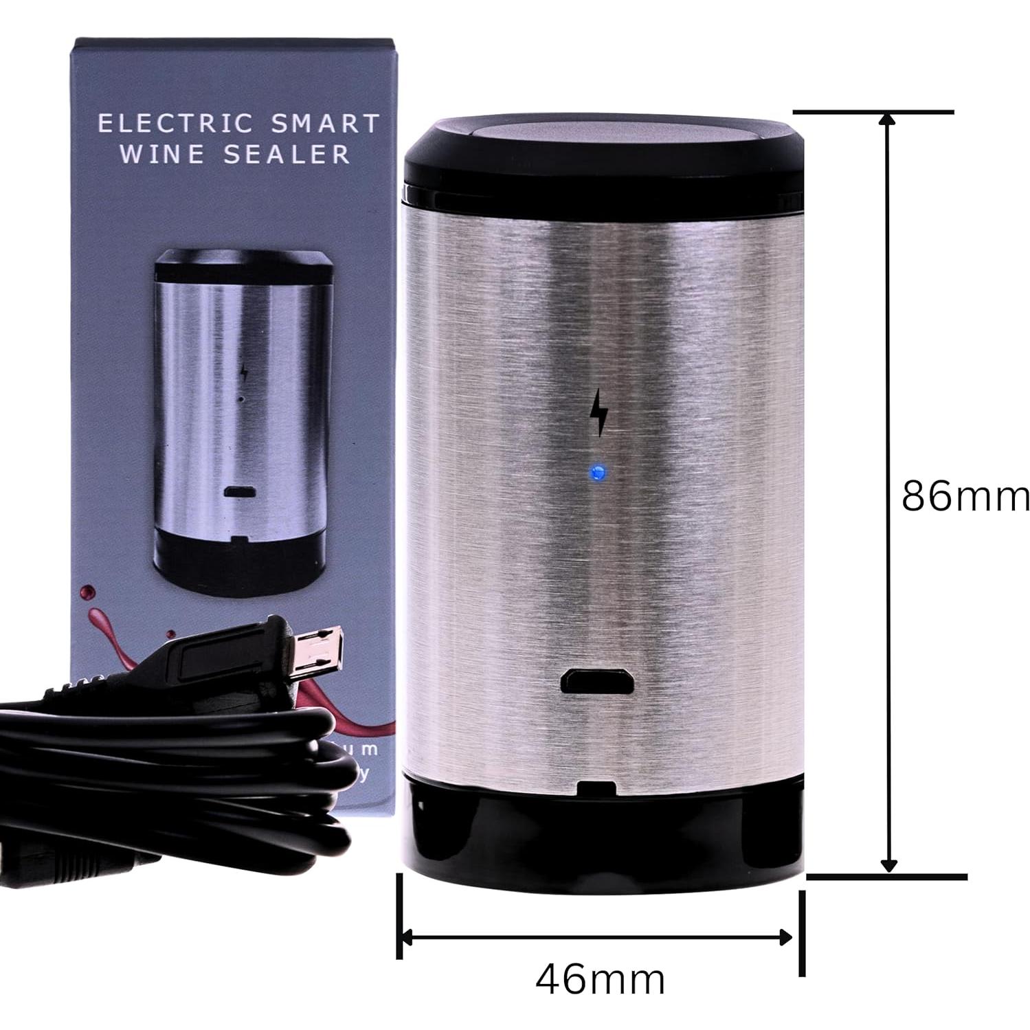 Conservador de Vino Eléctrico KUBEDIN - Sellador Automático USB-C