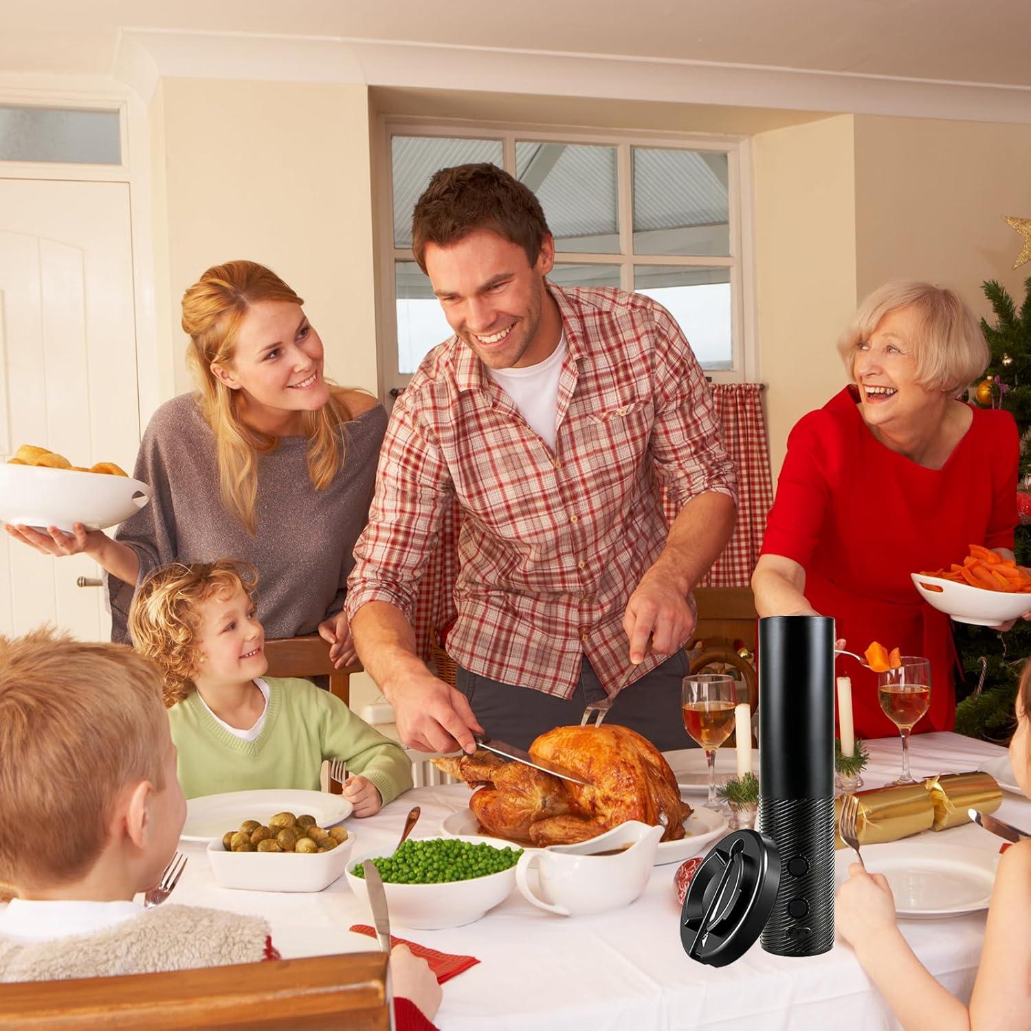 Juego de Abrebotellas de Vino Eléctrico Xqiang con Accesorios