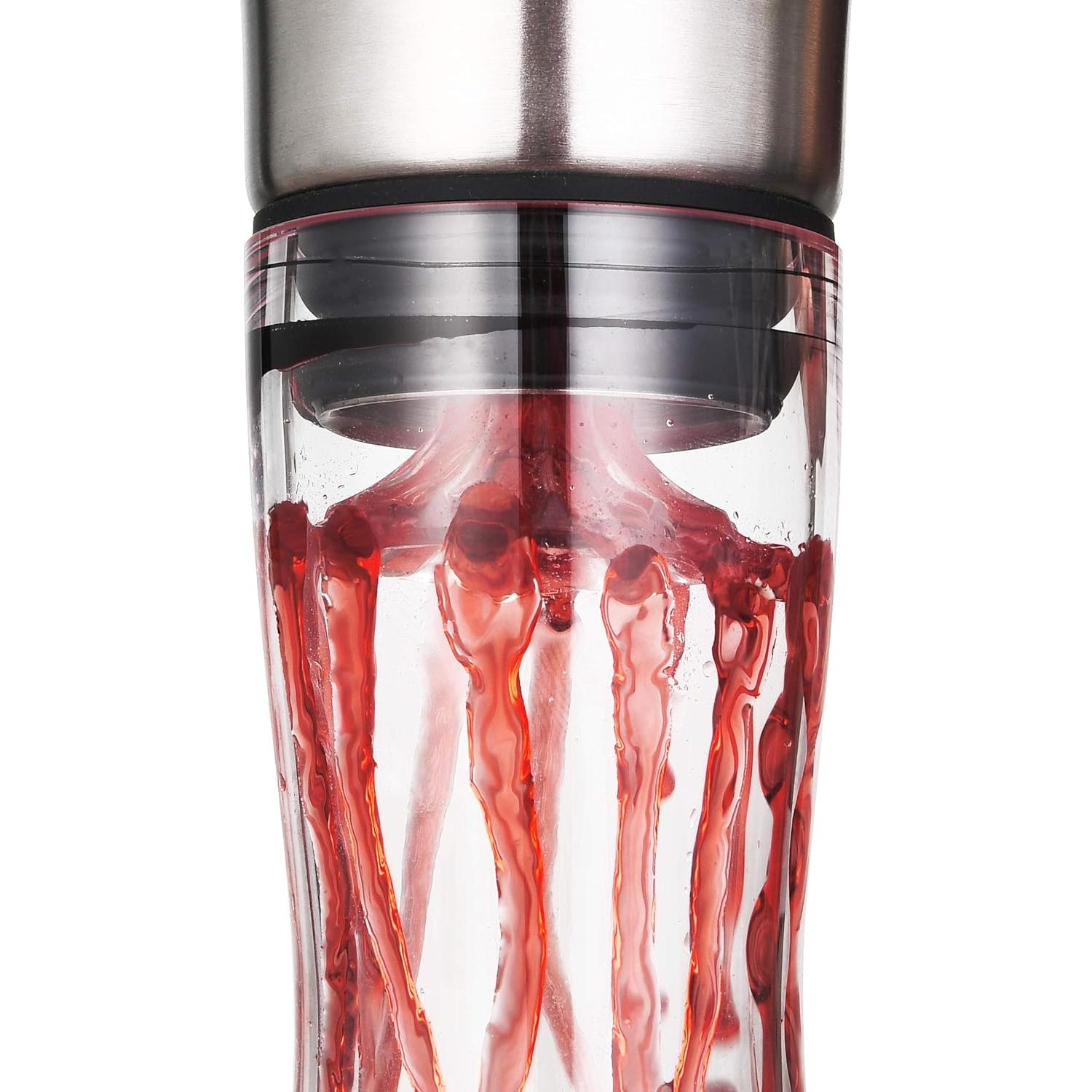 Decantador de vino S JUSTSTART con aireador 750ml cristal