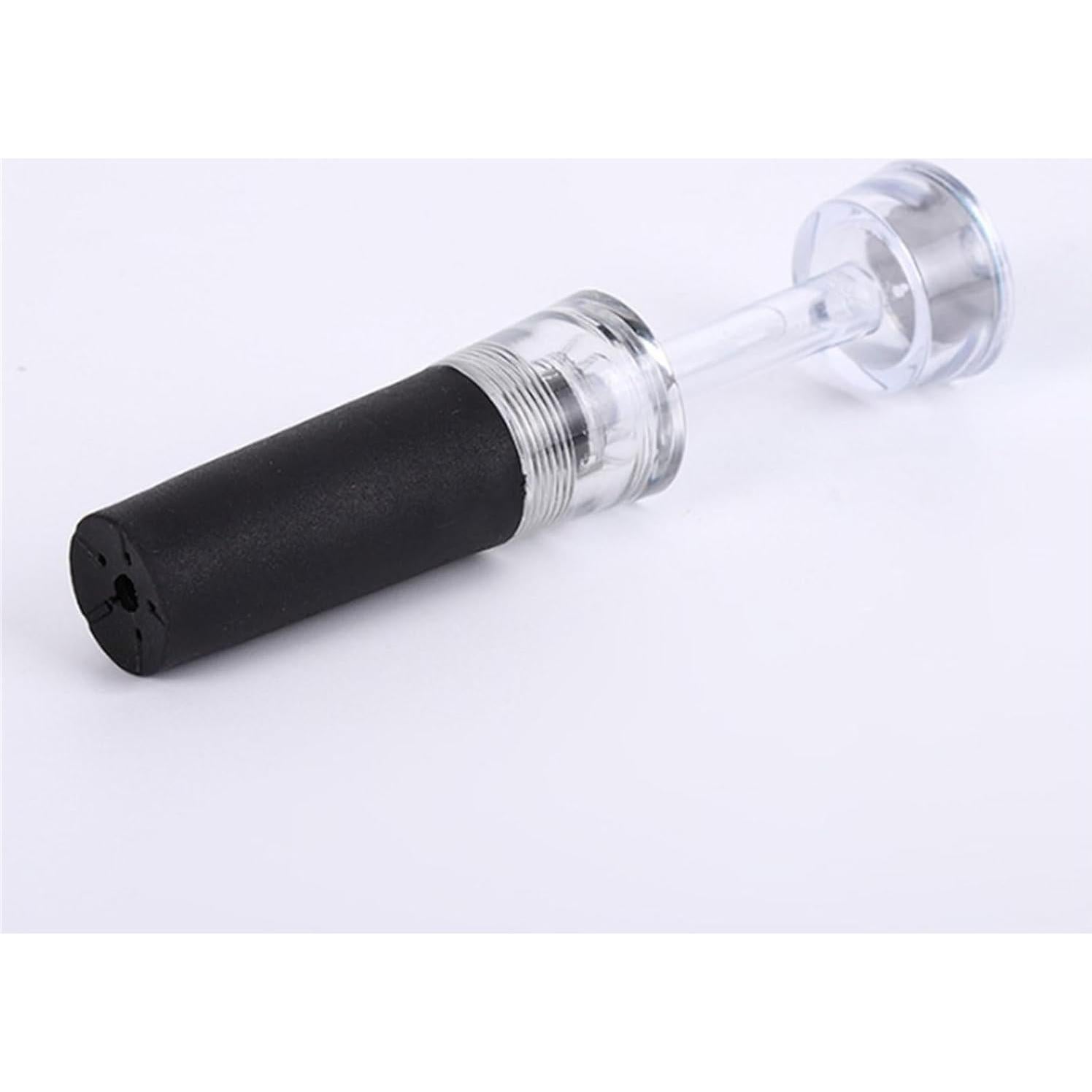 Leakproof Wine Stopper With Built In Vacuum Bottle Stopper Sealer Silicone Cap Manual Beverage Stopper Bar Tool Silicone Bottle Stoppers With Built-in Vacuum Leakproof Seal