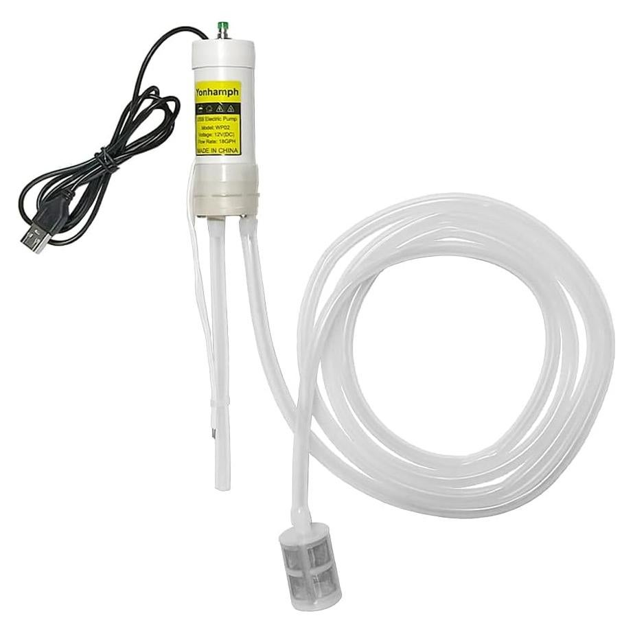 Bomba Eléctrica USB Grado Alimenticio Yonhamph 2LPM con Sensor