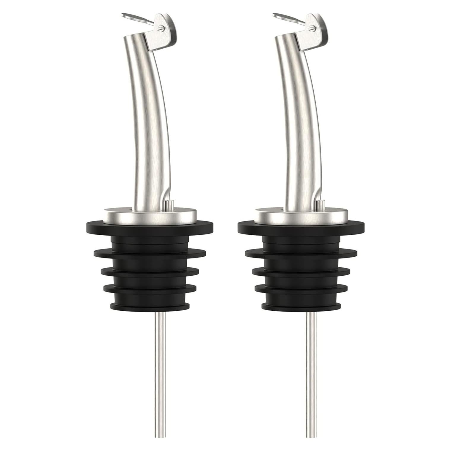 Vertedores de Aceite y Licor Axe Sickle - Acero Inoxidable - 2 Pcs