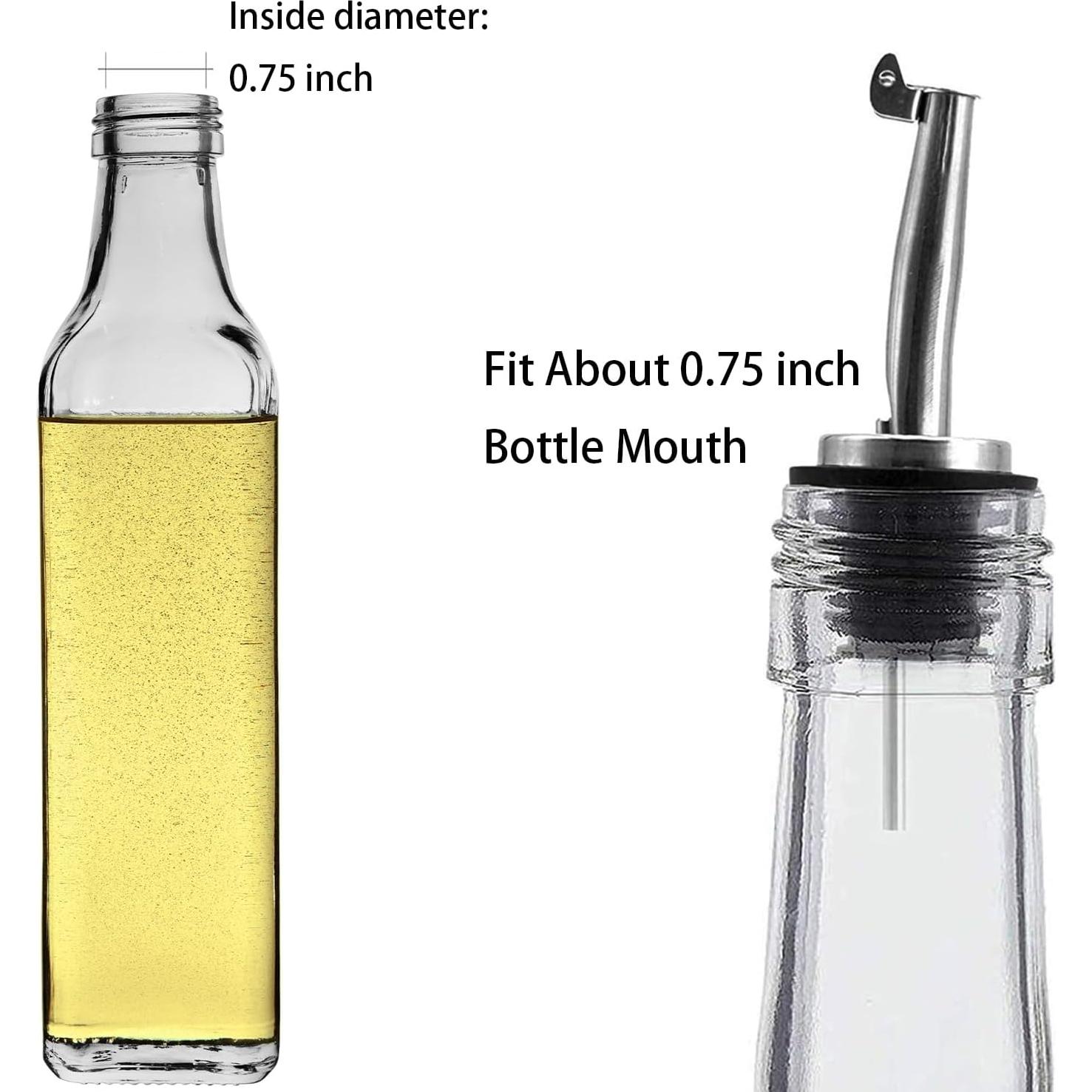 Vertedores de Aceite y Licor Axe Sickle - Acero Inoxidable - 2 Pcs