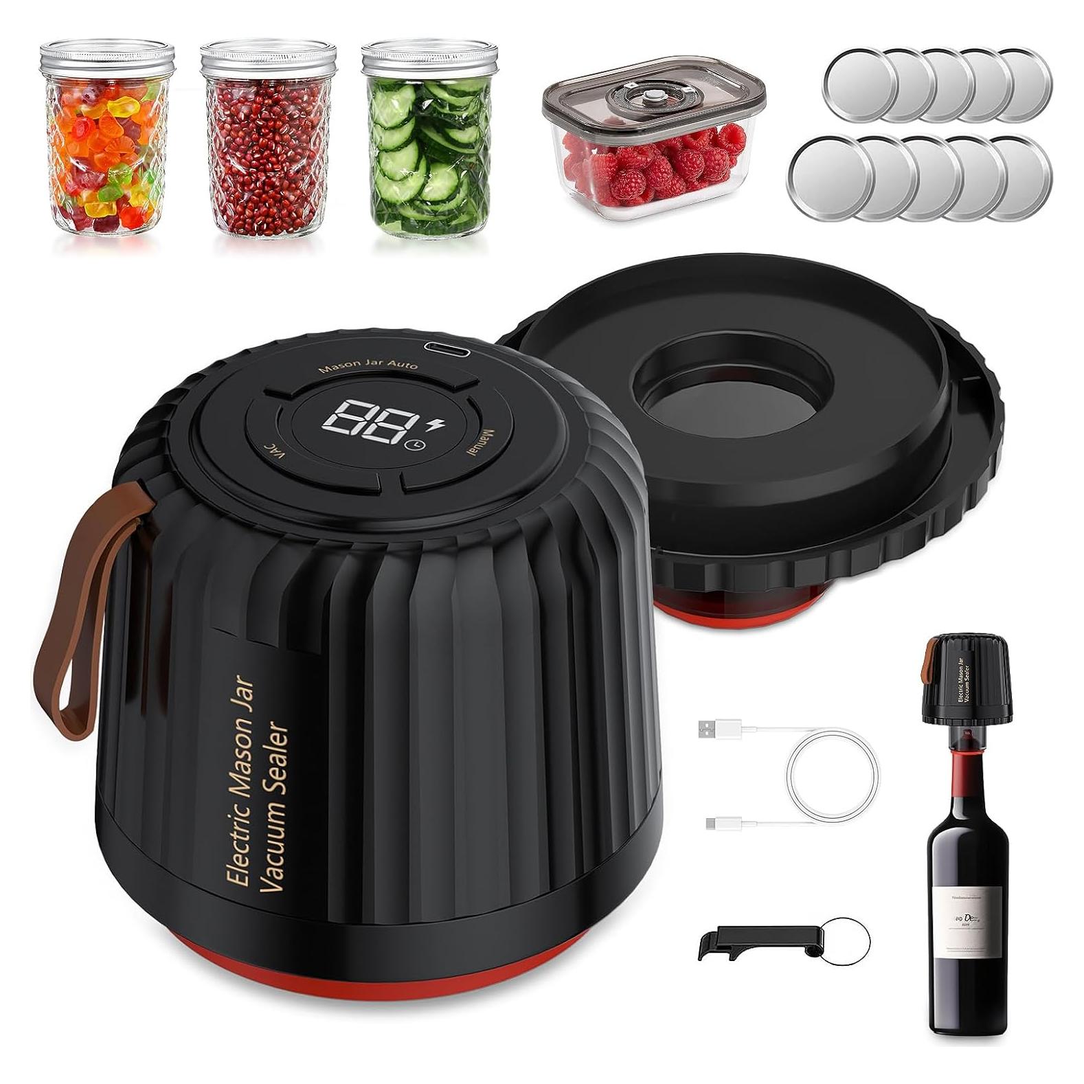 Sellador al vacío eléctrico ZenTong Infi 4 en 1 para frascos