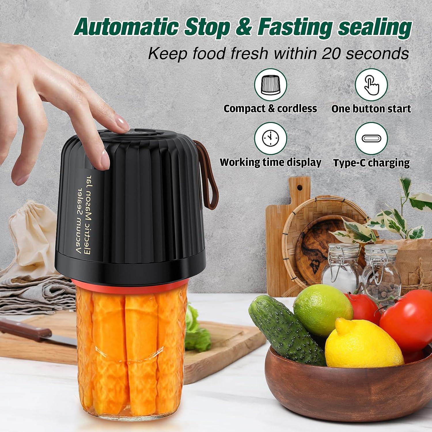 Sellador al vacío eléctrico ZenTong Infi 4 en 1 para frascos