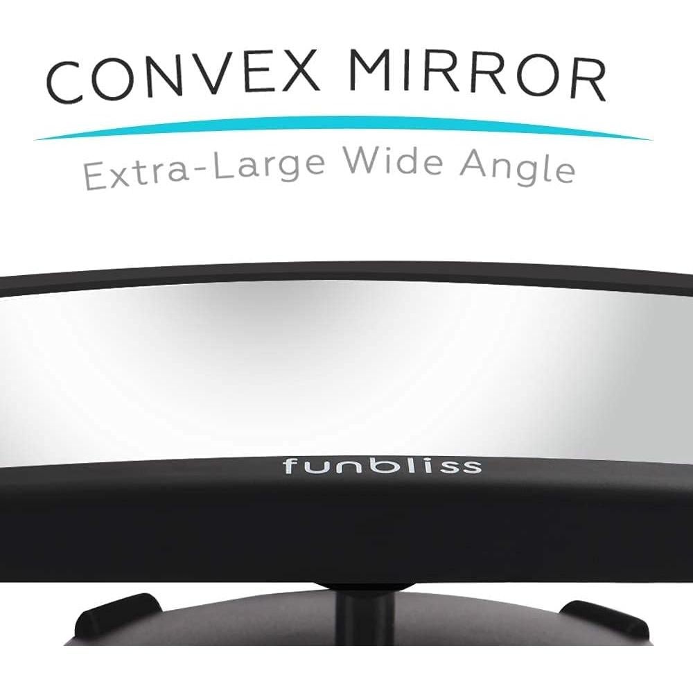 Espejos para Bebés Funbliss - Paquete de 2, Vista Amplia, Ajuste Universal