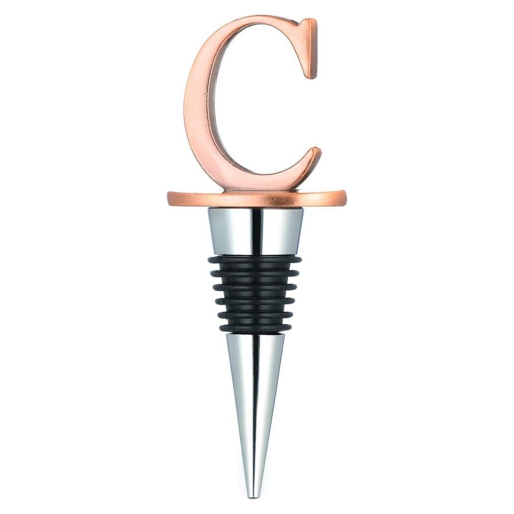 Tapones para Vino SANDAO Reutilizables con Letras - Bronce