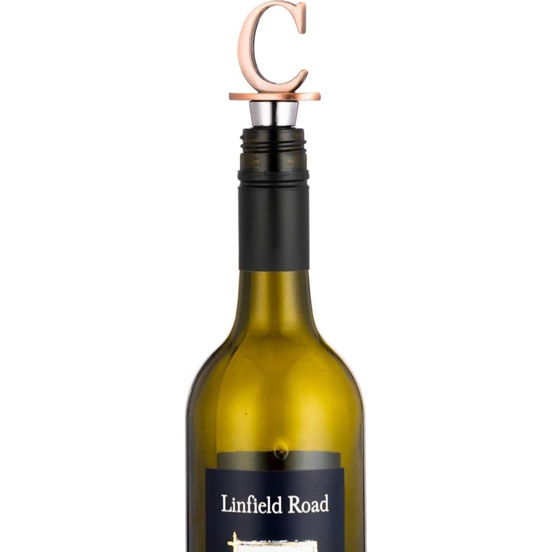 Tapones para Vino SANDAO Reutilizables con Letras - Bronce