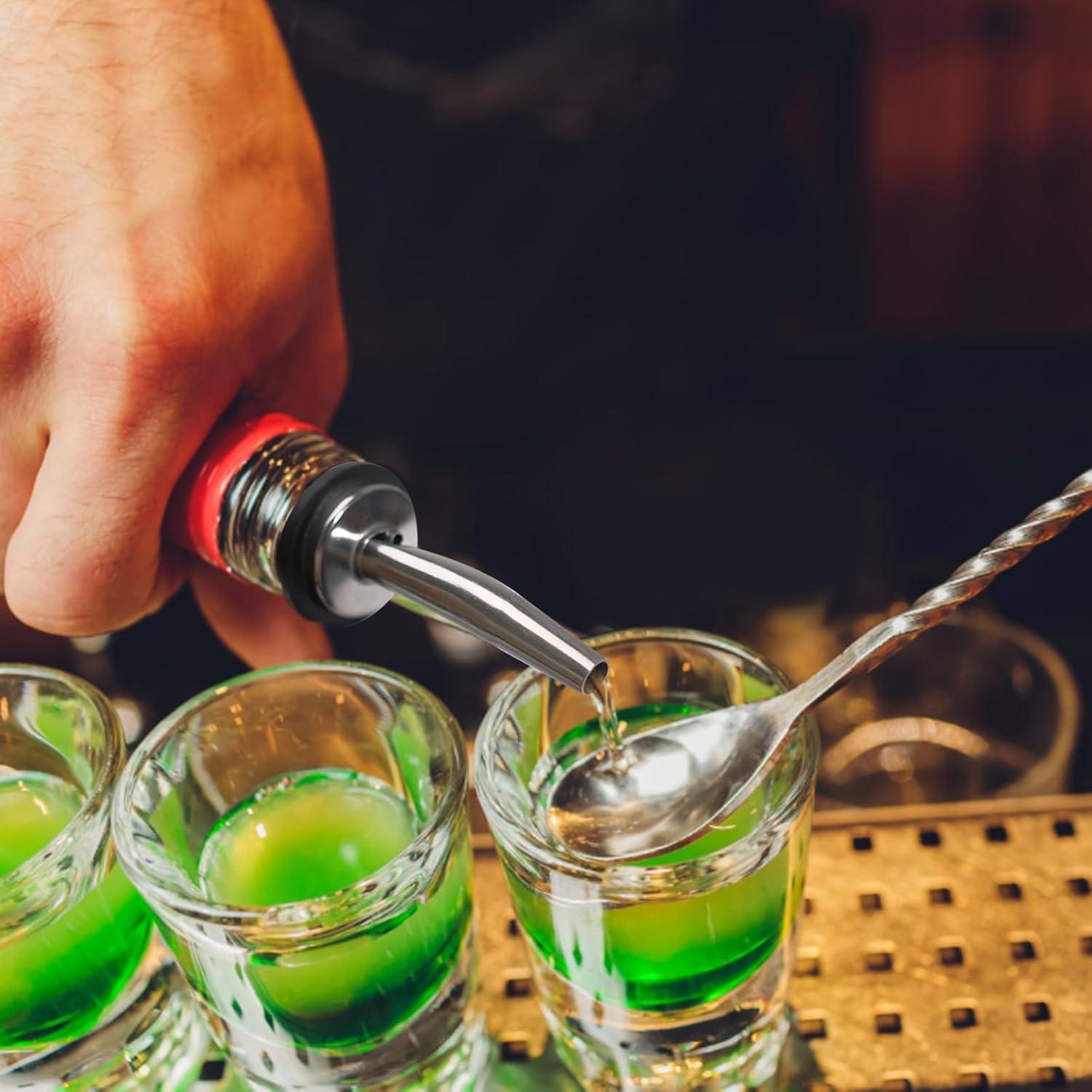 Paquete de 80 vertedores de acero inoxidable Olutacot