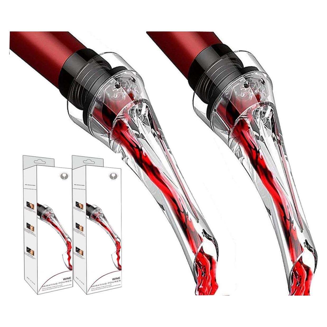 Vertedor de Vino Aerador Premium 2 Piezas - Calidad Profesional