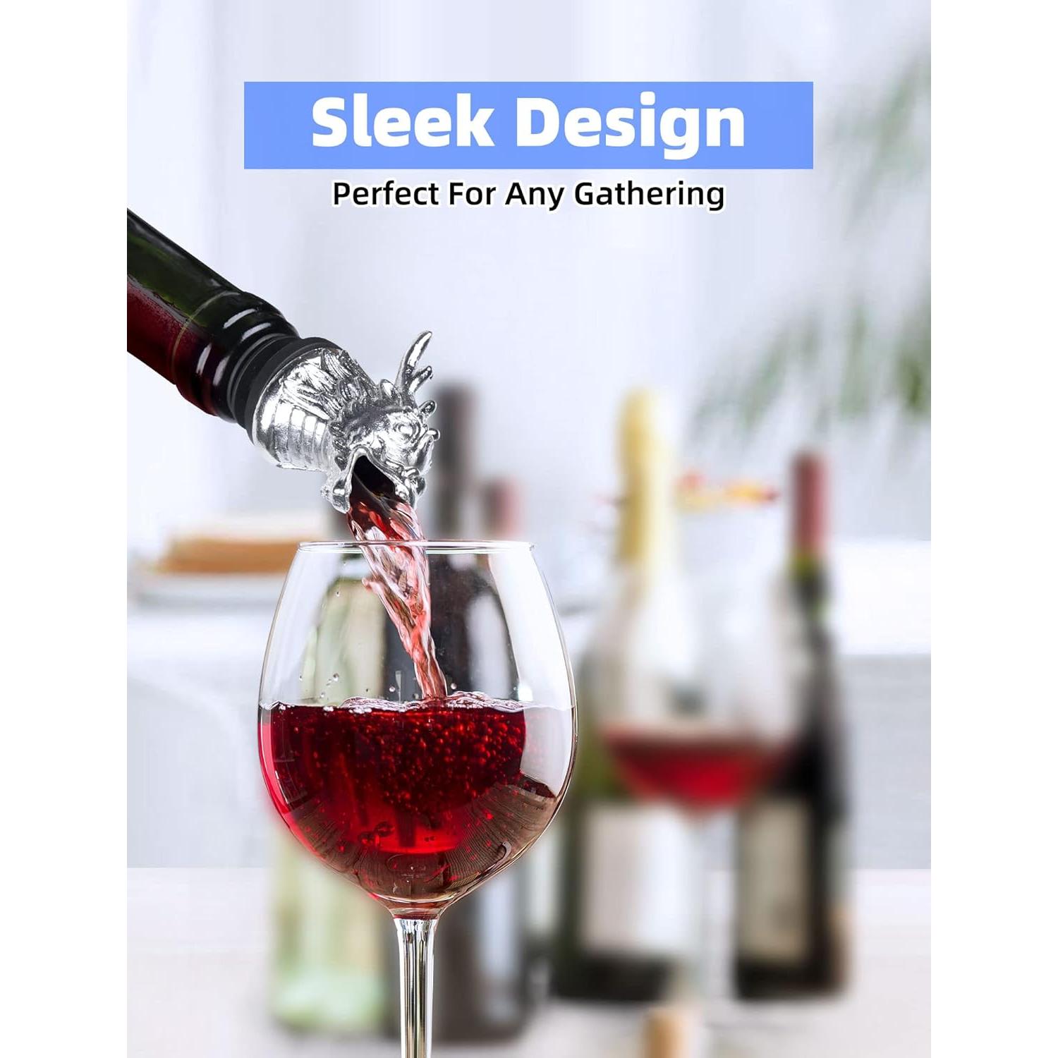 Vertedor de Vino Cabeza de Dragón Anvy Lunda - Decantador 350ml