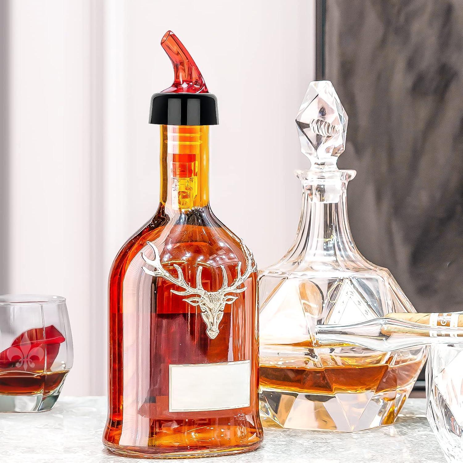 Vertedor Automático Medido LINALL - 12 Piezas 30ml Rojo