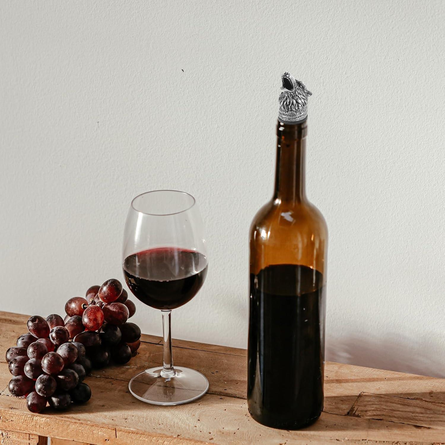 Aerador de Vino MAGICLULU Cabeza de Lobo Acero Inoxidable