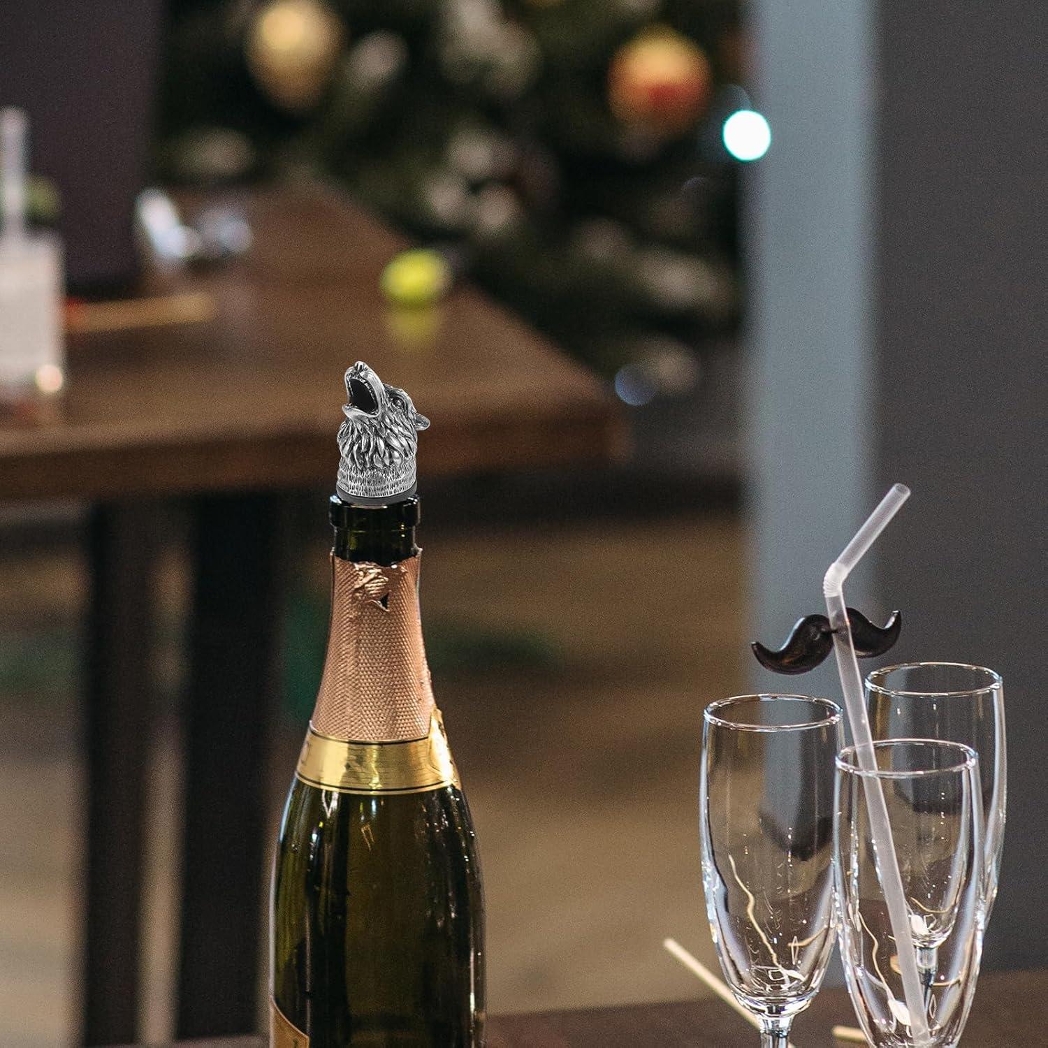 Aerador de Vino MAGICLULU Cabeza de Lobo Acero Inoxidable