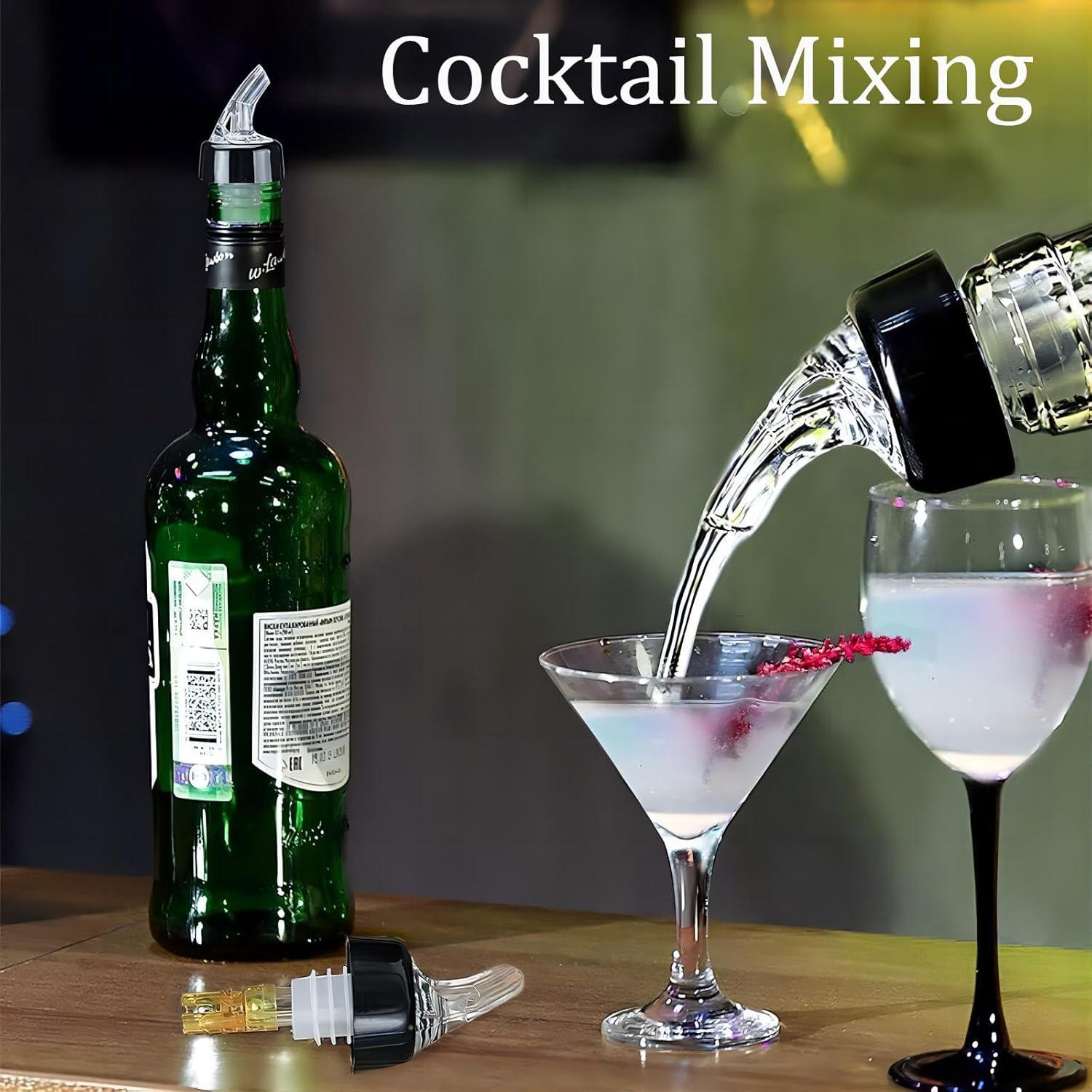 Paquete de 3 vertedores medidos Pafusen 1oz/30ml para licor