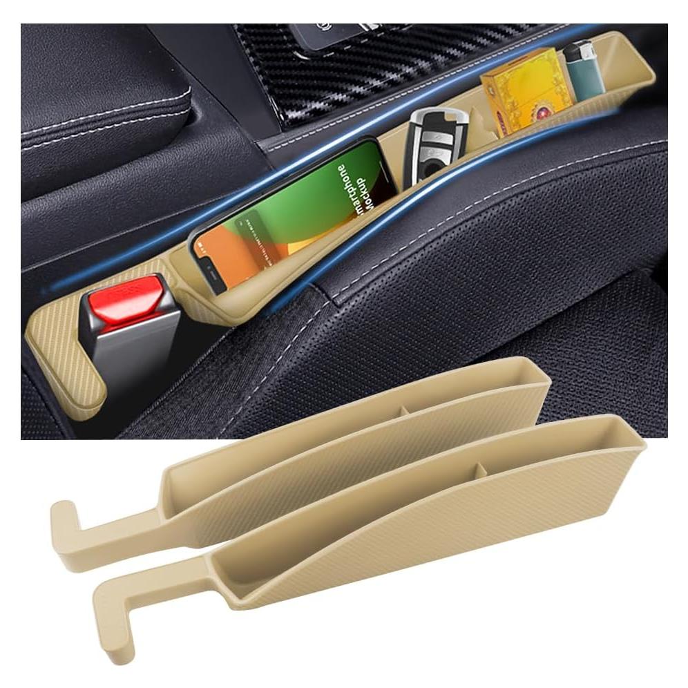Organizador de Espacio entre Asientos Stacool 2PCS TPE Beige