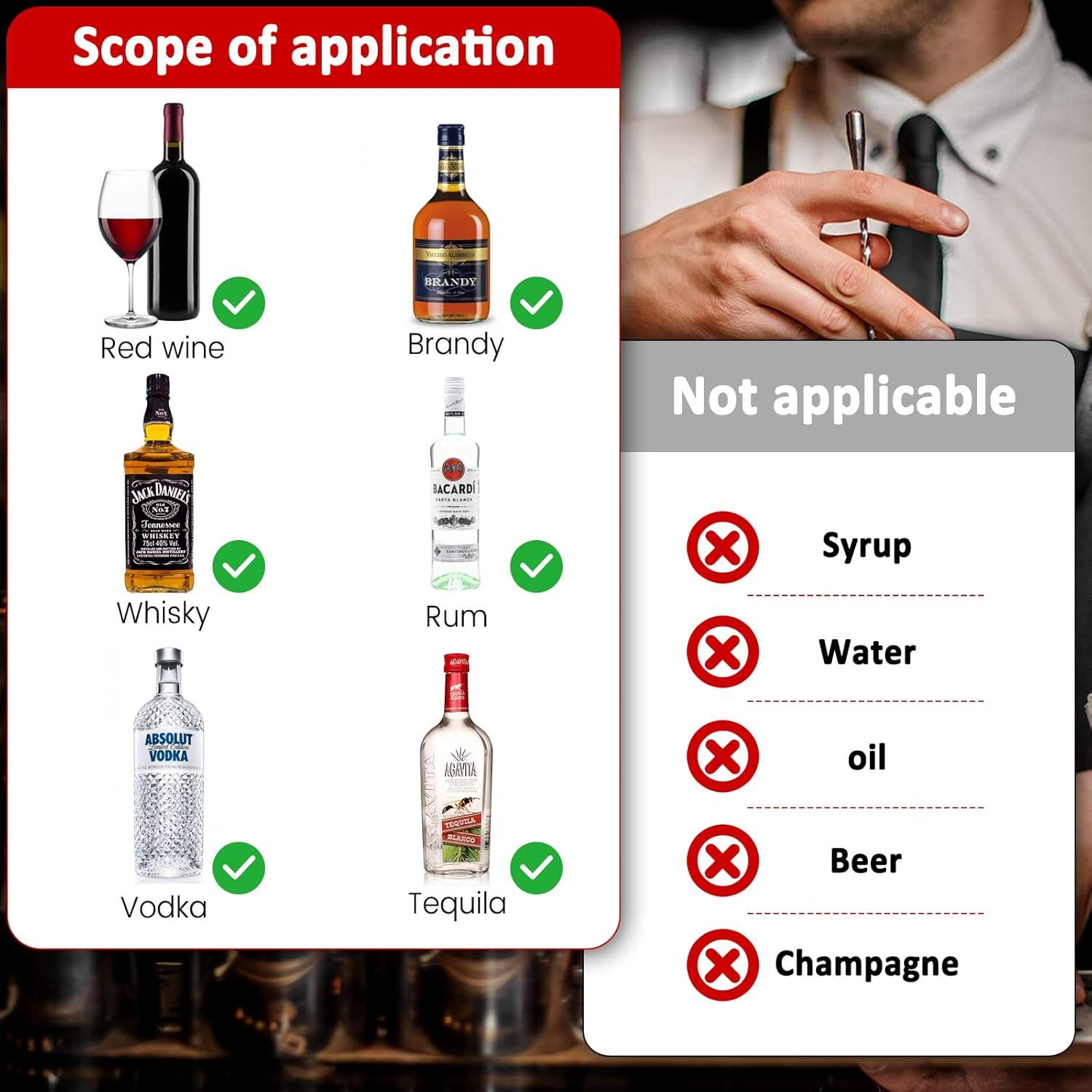 Vertedor Automático Medido NFFIBDH 1.5oz (45ml) - 4 Piezas