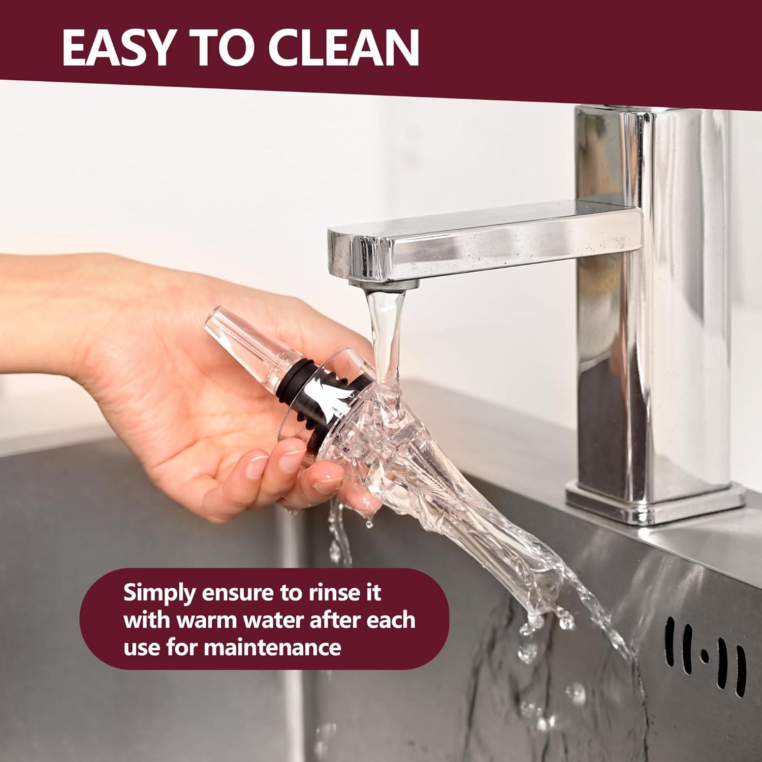 Aerador de Vino VINALLO con Tapón de Silicona Reutilizable