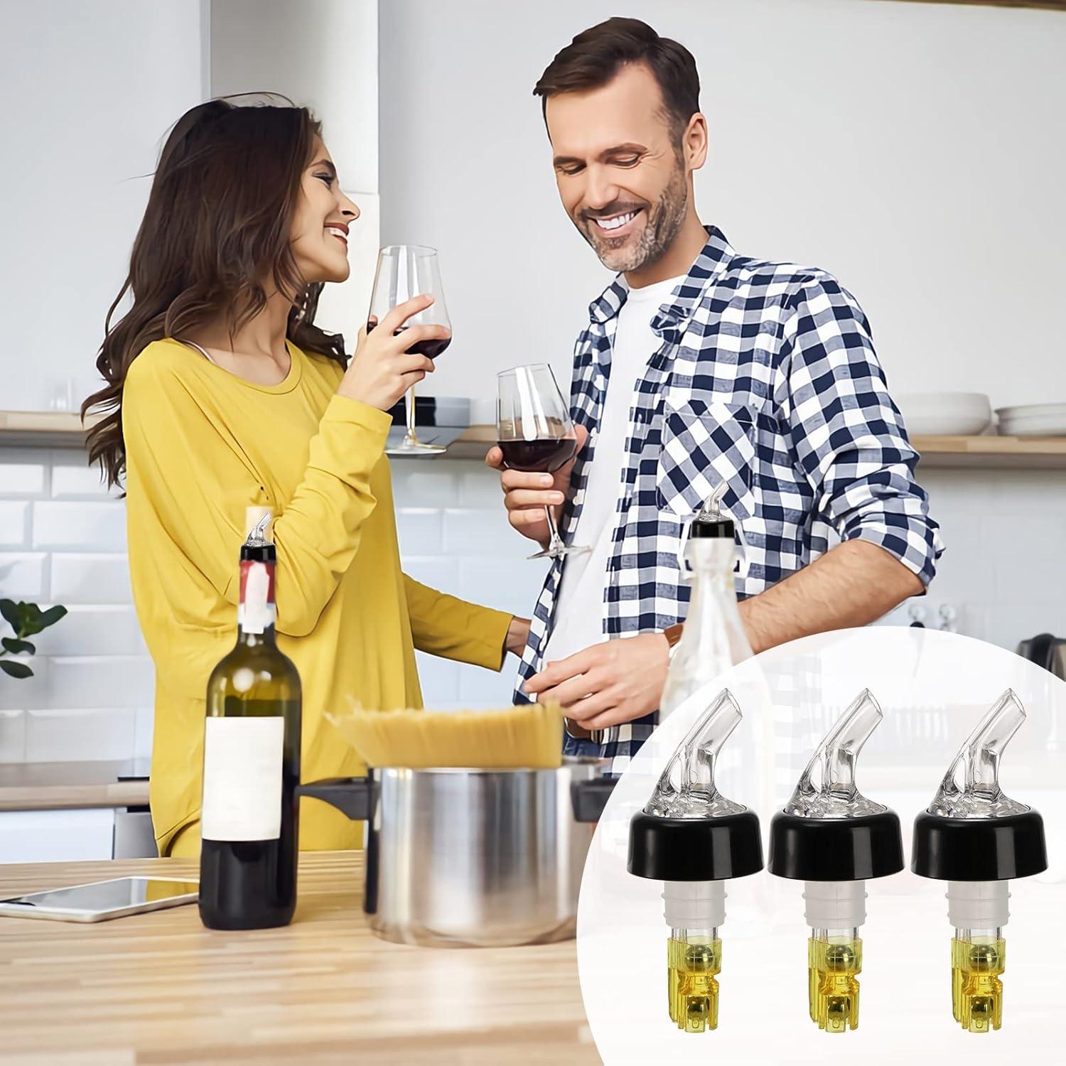 Vertedores de Botellas de Licor WUWEOT 12 Piezas 45 ml