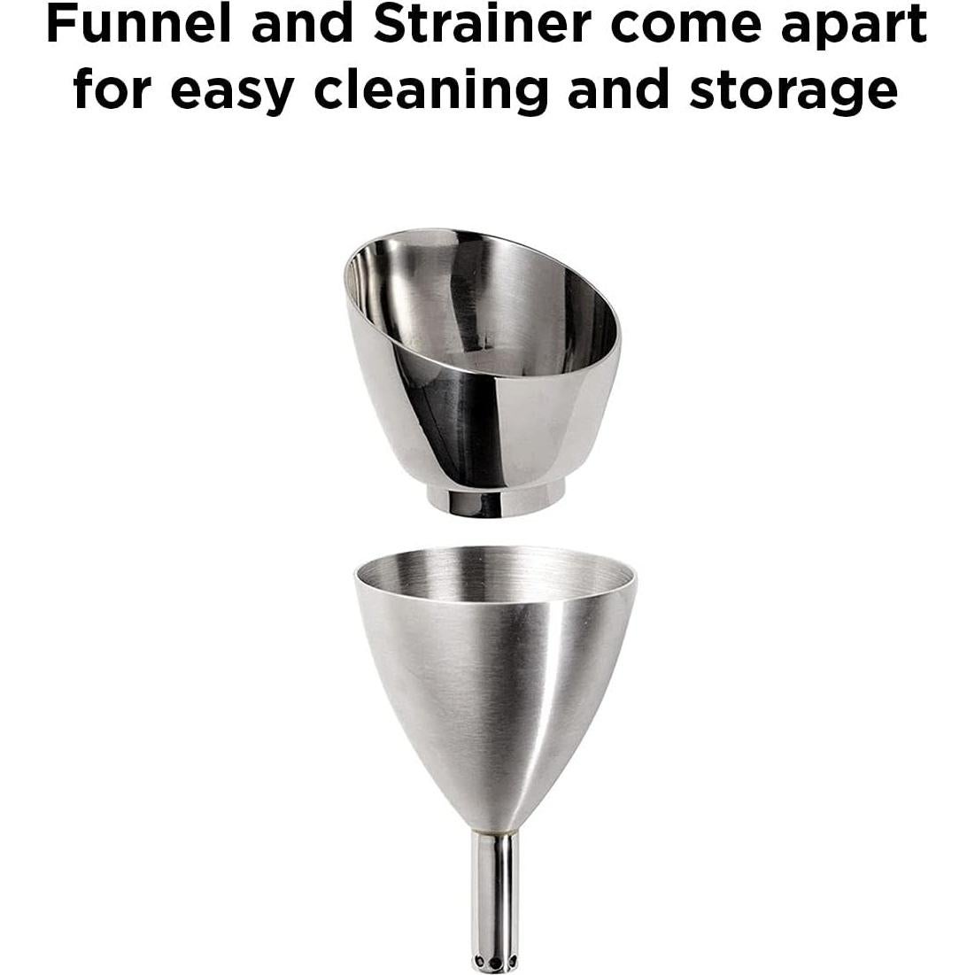 Embudo Aerador de Vino Rabbit con Filtro de Sedimentos 236ml