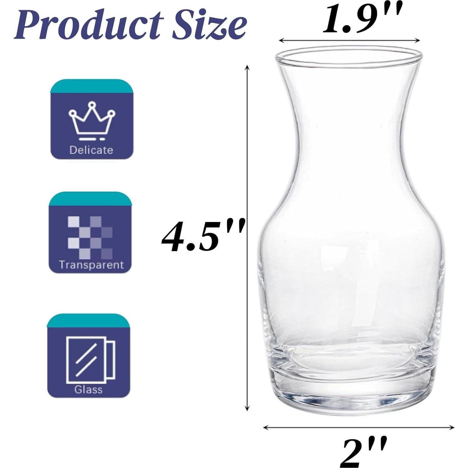 Juego de 12 Copas de Vino Acshio 200 ml Vidrio Transparente