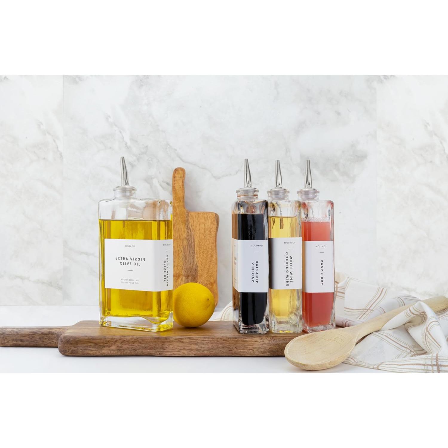 Vertedores de Acero Inoxidable Molimoli - Set de 4, Plata