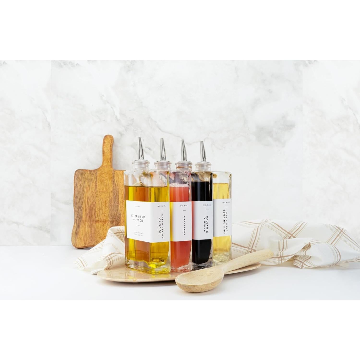 Vertedores de Acero Inoxidable Molimoli - Set de 4, Plata