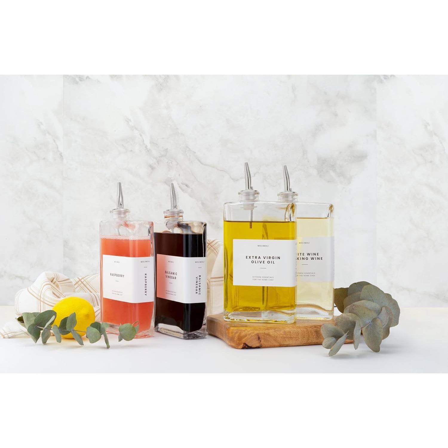 Vertedores de Acero Inoxidable Molimoli - Set de 4, Plata