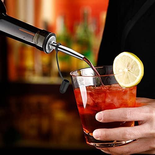 Paquete de 48 vertedores de licor Femilkt de acero inoxidable