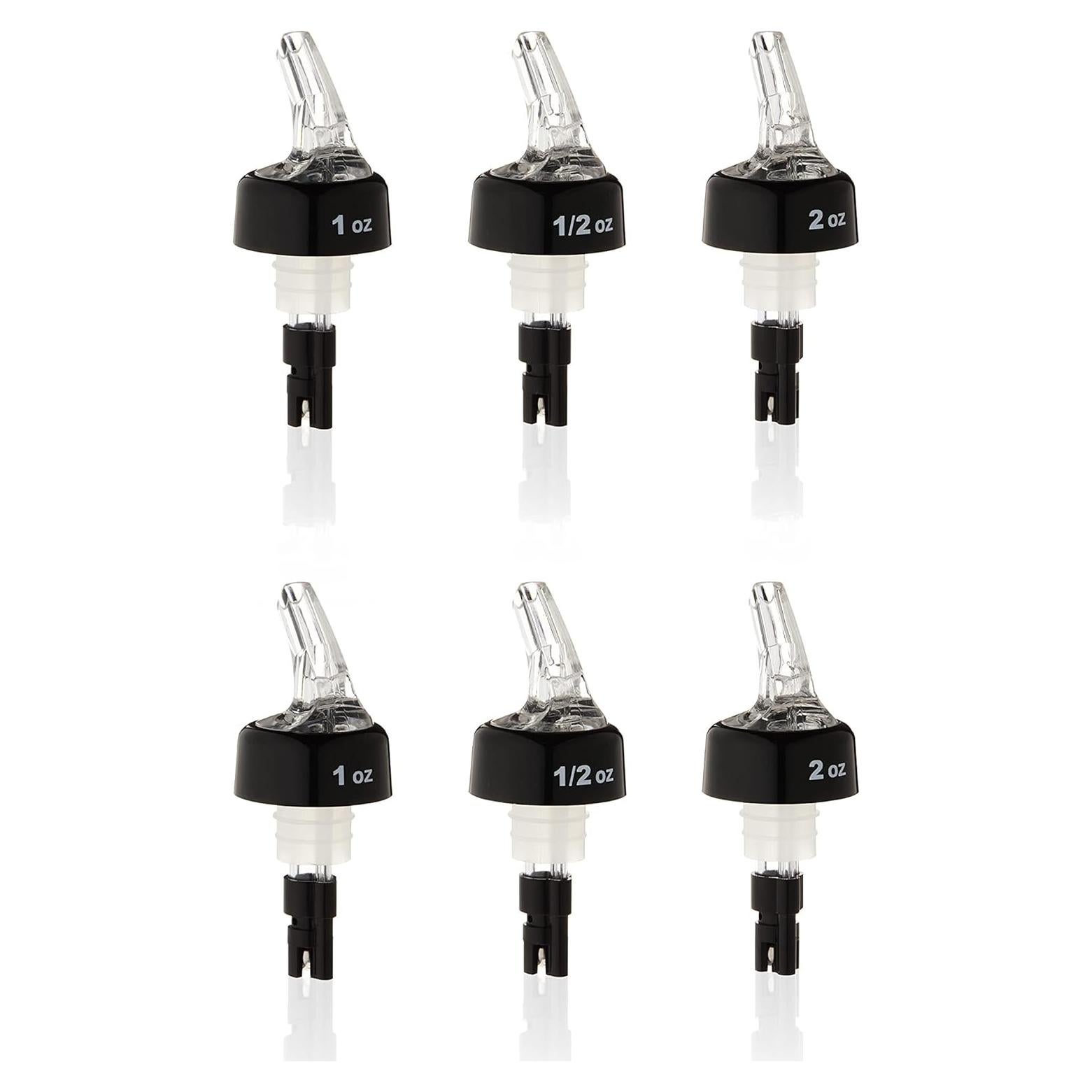 Set de Vertedores Medidos True para Licor 0.5-2oz, 6 Piezas