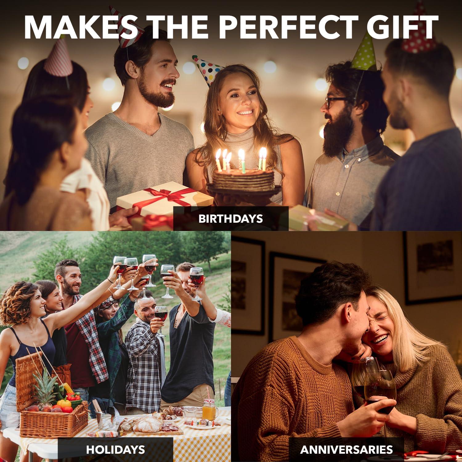 Decantador de Vino Tinto Le Chateau 750ml Cristal Sin Plomo