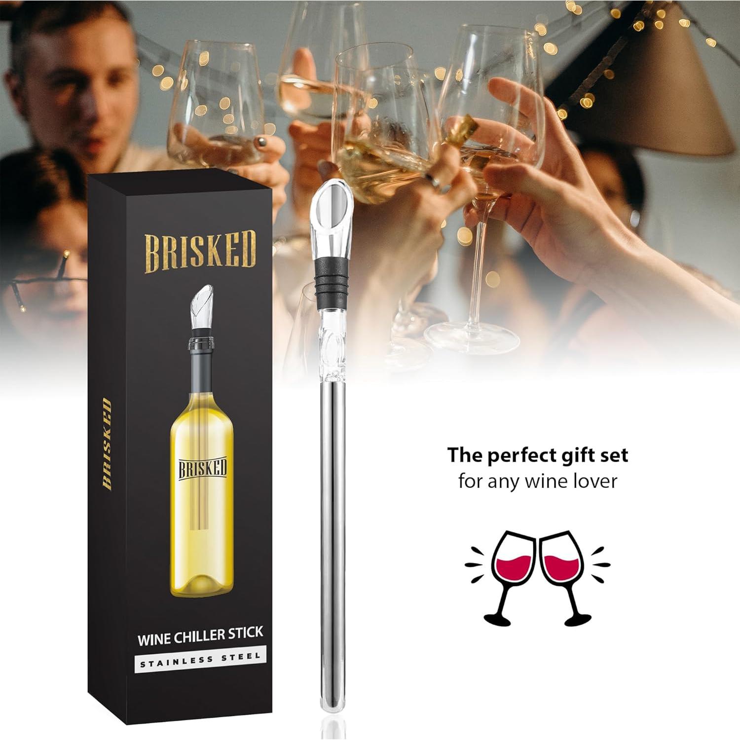 Varilla Enfriadora de Vino Brisked Acero Inoxidable 22.3 cm