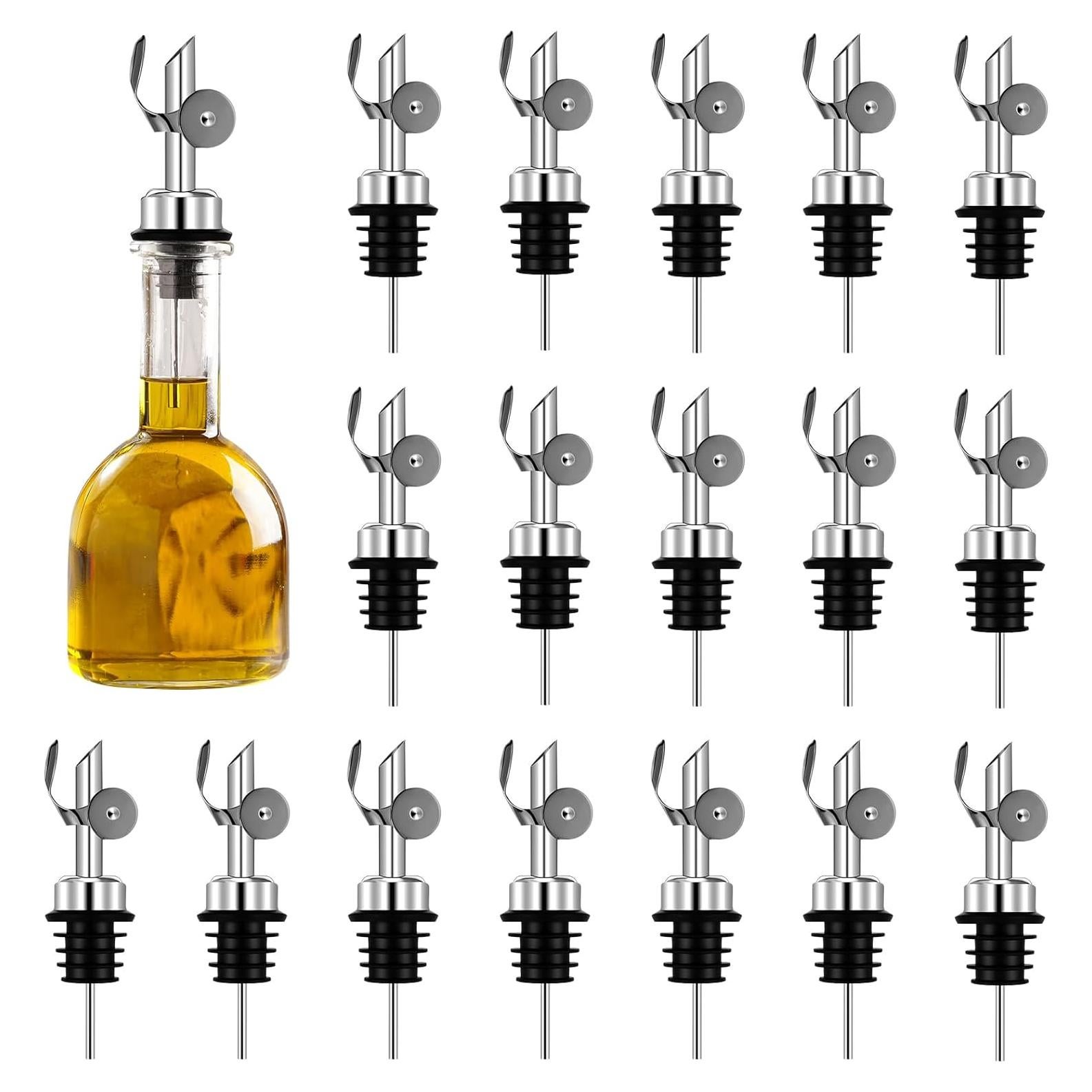 Vertedores de Aceite de Oliva Blulu - 24 Piezas Acero Inoxidable