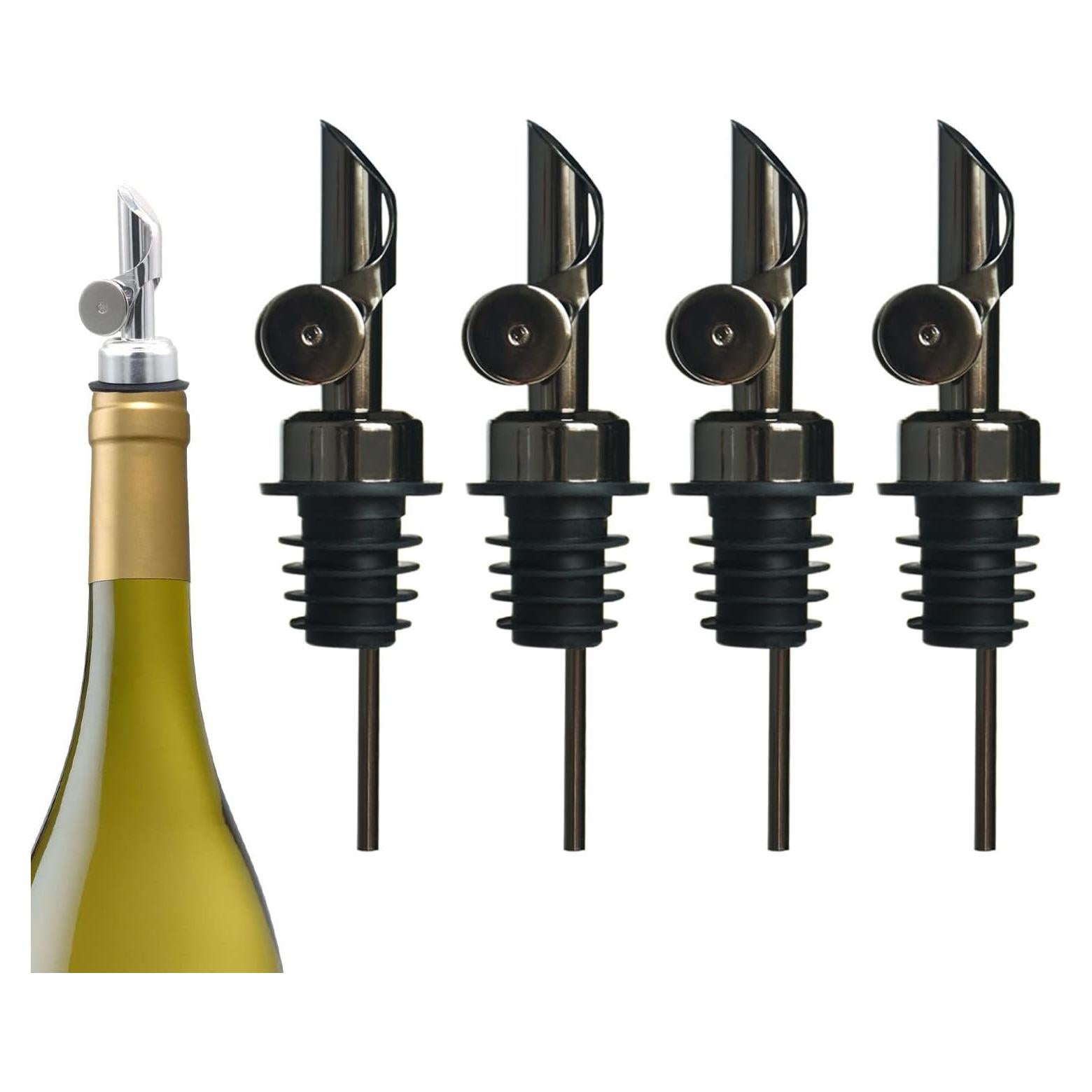 Vertedores de Botellas de Licor VIGOR PATH - Acero Inoxidable 4pcs