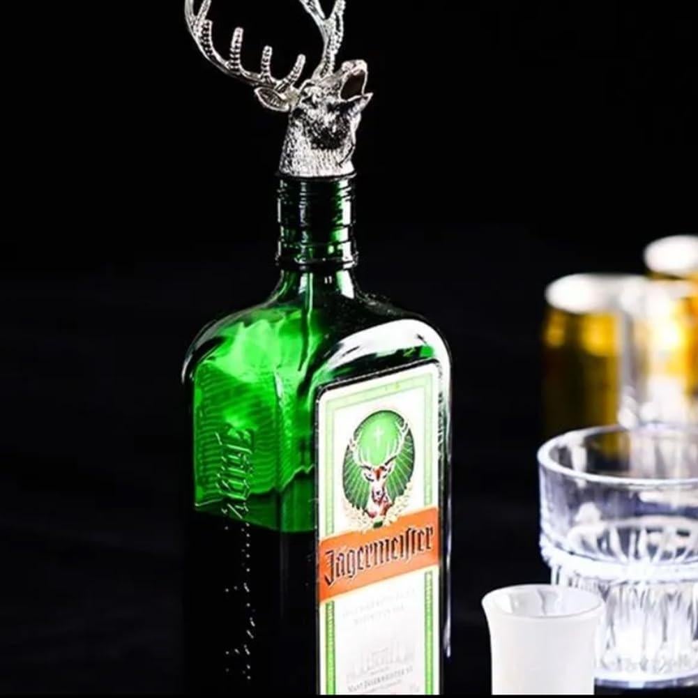 Vertedor de Vino Cabeza de Ciervo Sdjdhej Aleación Zinc 11.5cm