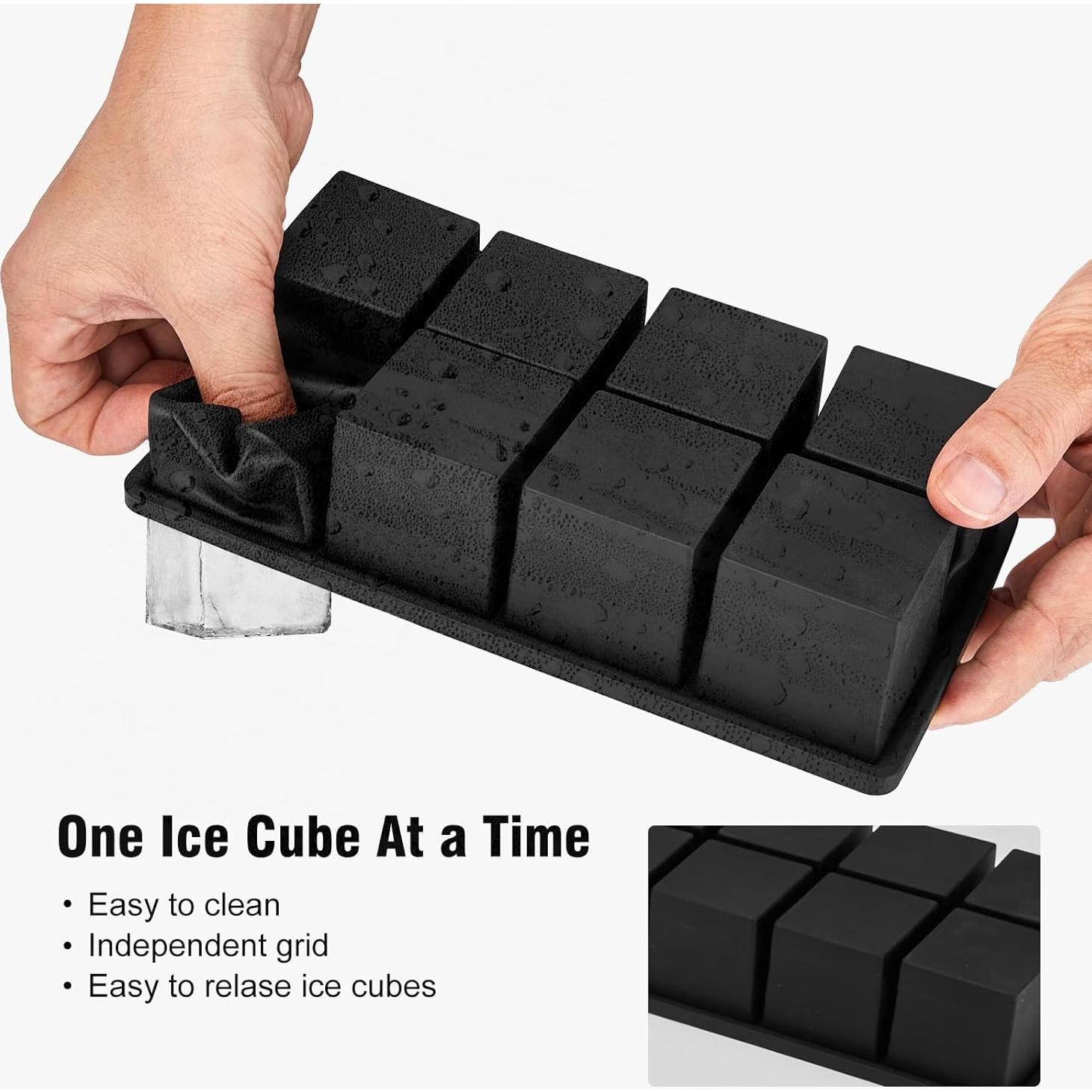 Bandeja de Hielo de Silicona Samuelworld 2-Pack 8 Cavidades