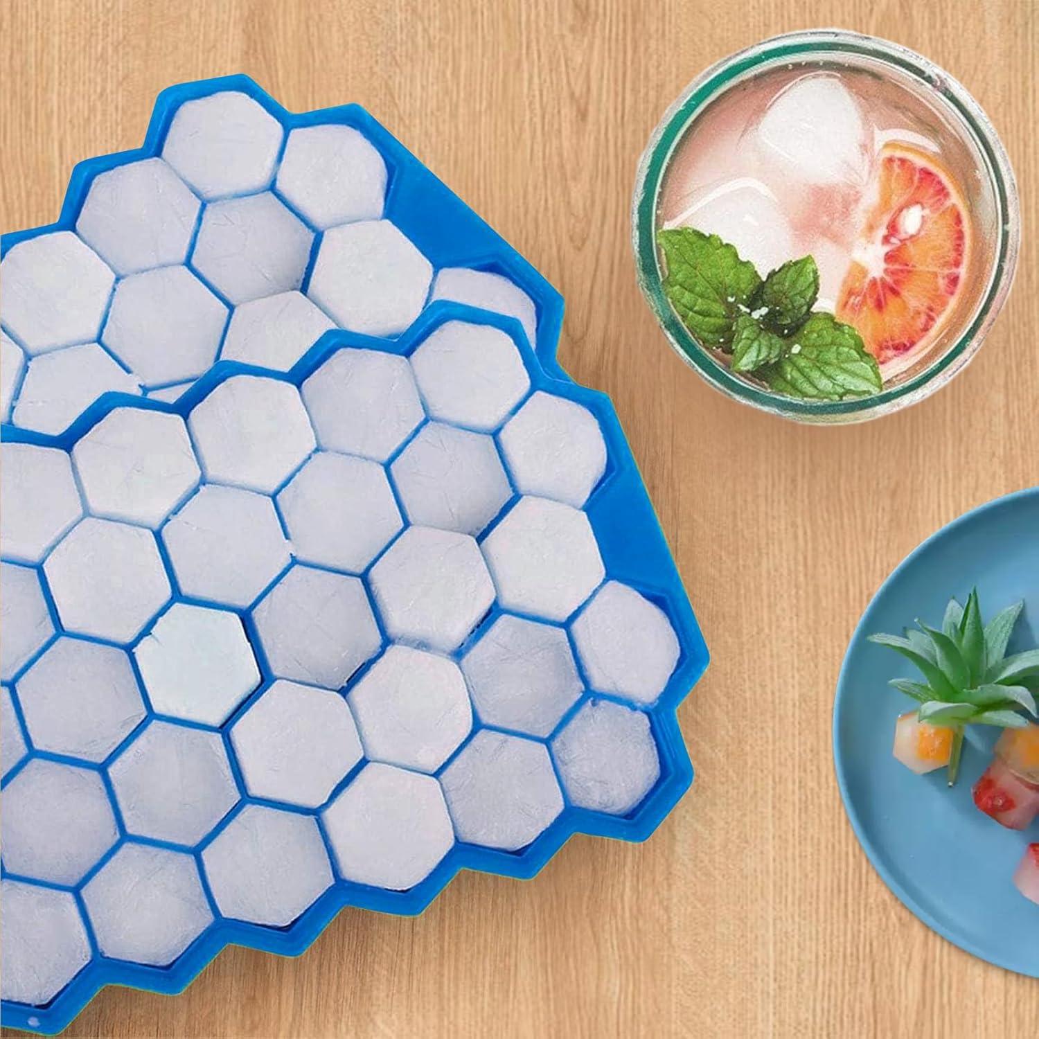 Bandejas de Hielo de Silicona Starfa Lab - 2 Piezas 37 Rejillas