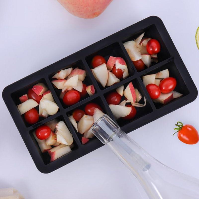 Bandeja de Hielo Silicona HRGNQCT 2" x 8 Moldes Grandes