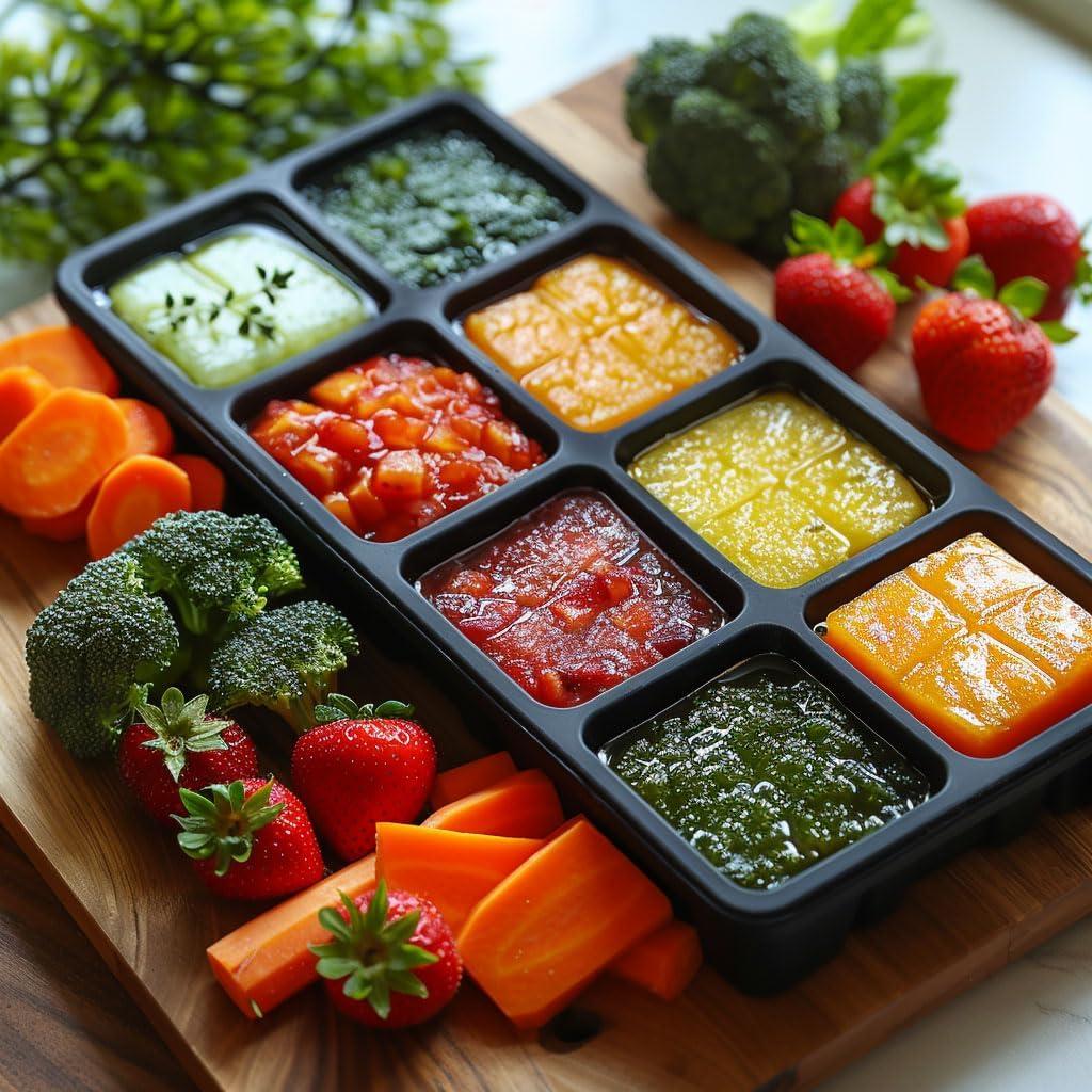 Bandeja de Hielo Silicona HRGNQCT 2" x 8 Moldes Grandes