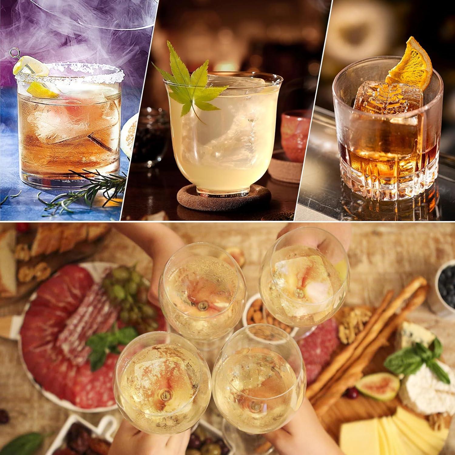 Bandeja de Hielo Silicona HRGNQCT 2" x 8 Moldes Grandes