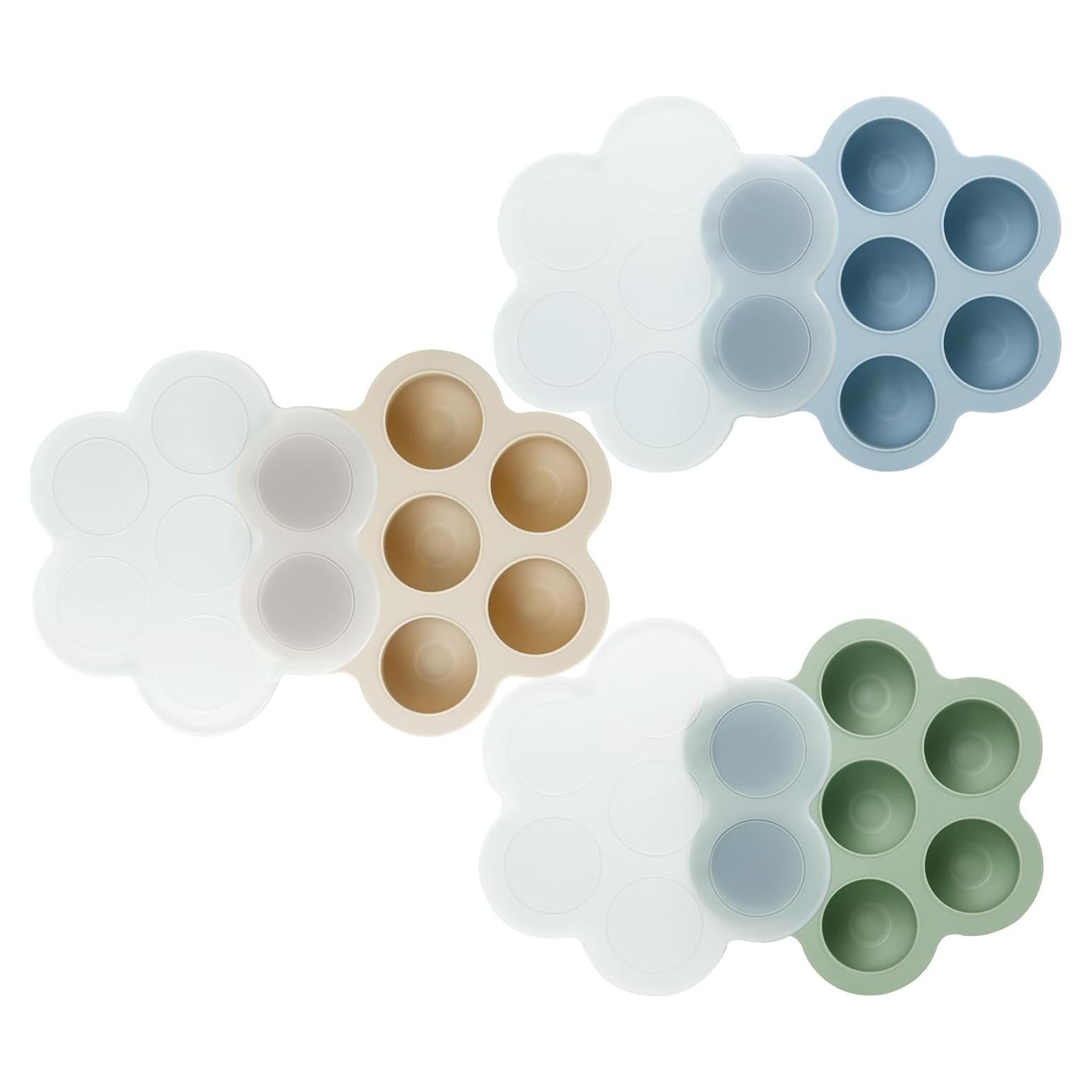 Bandeja de Congelador PandaEar 3 Pack Silicona para Bebés