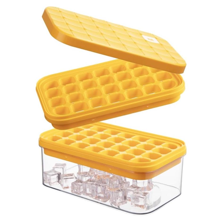 Bandeja de Hielo Brigii IC01 con Tapa y 56 Cubos Apilables