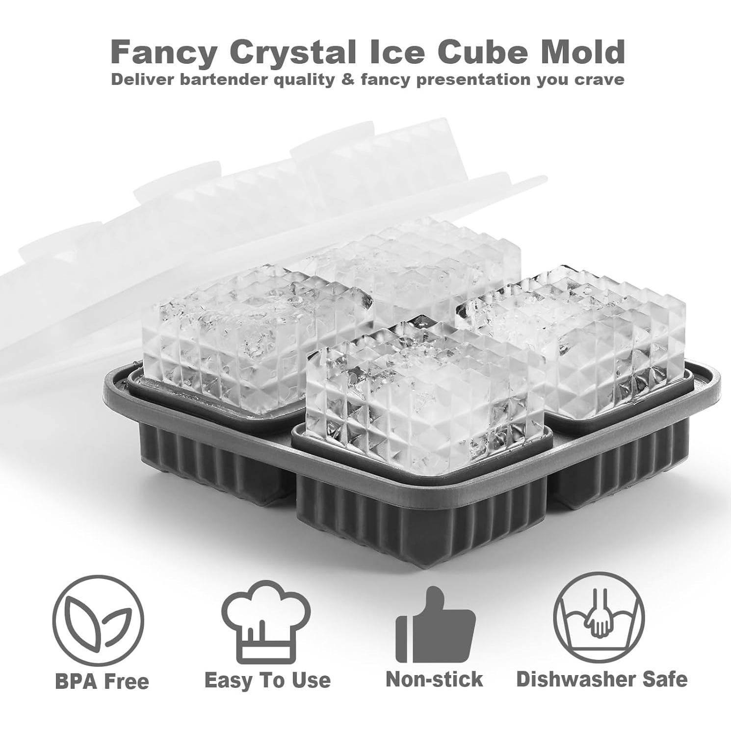 Molde de Hielo Cuadrado Nax Caki de Silicona para Whisky
