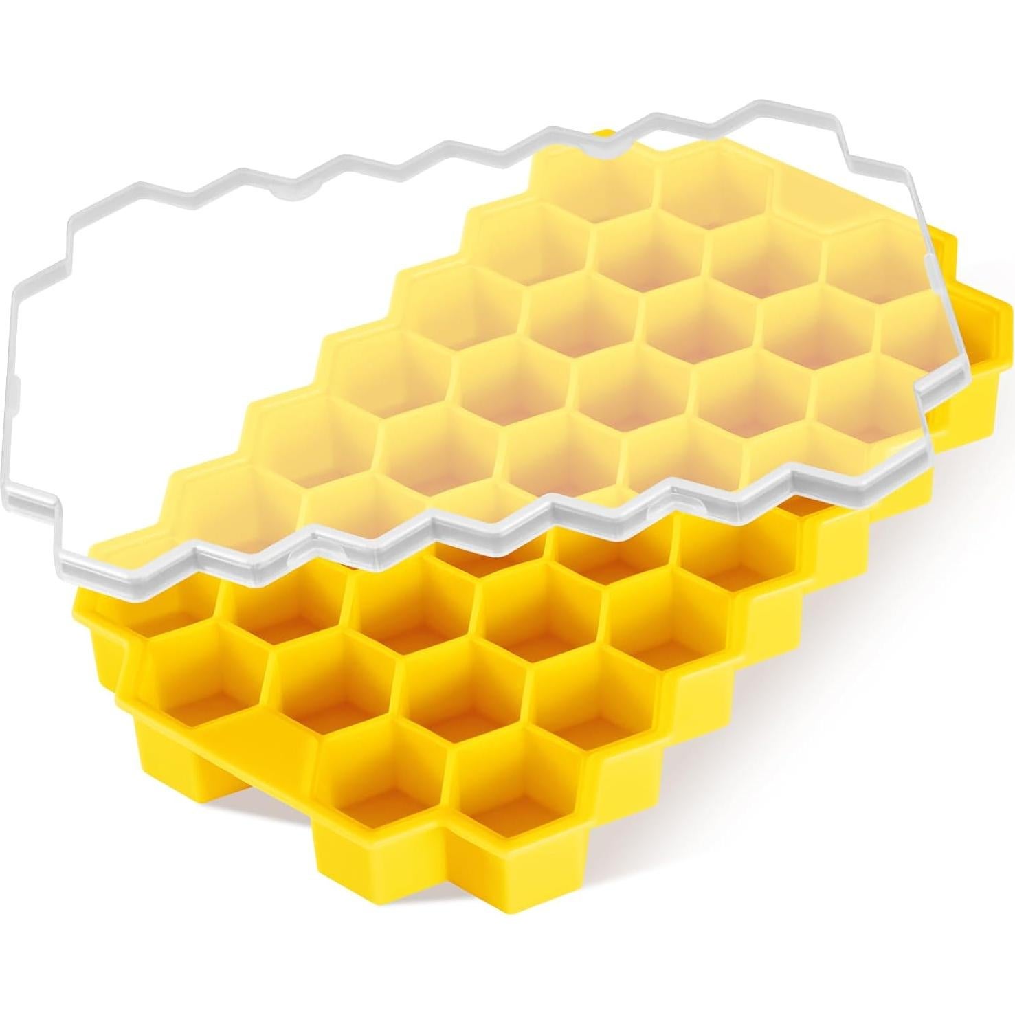 Bandeja de Hielo Mini Acosexy Amarilla 37 Cavidades Silicona