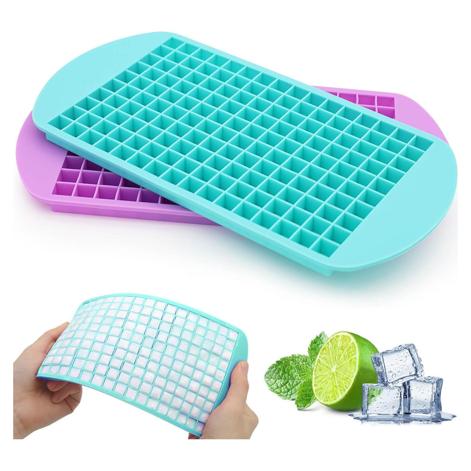 Juego de bandejas de hielo mini Jisile - 2 bandejas 160 cubos